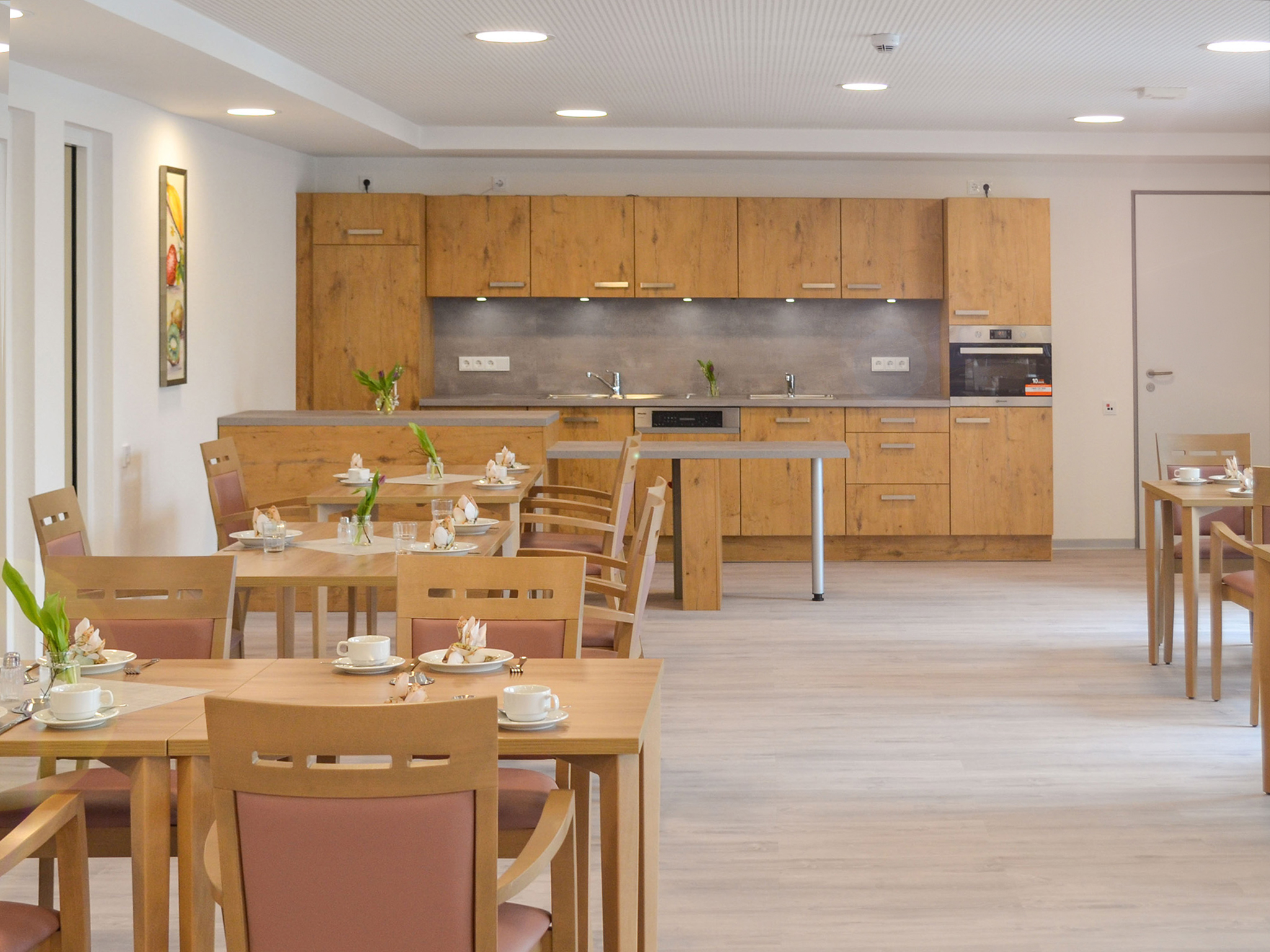 Wohnbereich mit Küche Bergland Residenz Alfeld